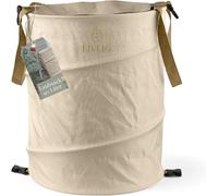 CHECARZHN--NO1-Livlig Sac De Jardin Pop Up 90L, Sac À Feuilles Avec Couvercle, Sac À Déchets De Jardin Stable, Bac À Feuilles Pliable, Beige