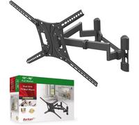 CHECARZHN--NO1-Long Support Mural Pour Tv De 13 À 90 Pouces Articulé À Double Bras - 4 Mouvements - Support D'Écran Plat/Incurvé - Supporte Jusqu'À 60 Kg - Très Stable - Compatible Avec Led Oled Lcd
