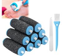 Checarzhn--No1-Lot De 10 Rouleaux De Rechange Pour Pédicure Scholl Velvet Smooth Avec Petite Et Lime À Ongles