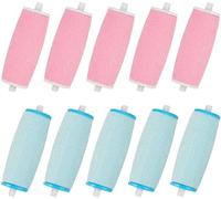 Checarzhn--No1-Lot De 10 Rouleaux De Remplacement Compatible Avec Scholl Velvet Smooth, Remplacement Rouleaux Têtes Recharges, 2 Types De Rugosité, Pierre Ponce Pour Pedicure Pied Electrique, Rape Pi