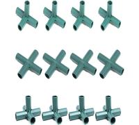 CHECARZHN--NO1-Lot De 12 Connecteurs 4/5 Voies En Pvc 16 Mm Pour Ca e De Serre 3 Types