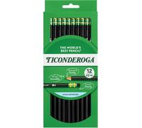 Checarzhn--No1-Lot De 12 Crayons À Papier Avec Étui En Bois, Non Aiguisés, #2 Hb Doux, Noir