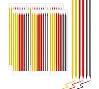 Checarzhn--No1-Lot De 54 Mines De Crayon De 2,8 Mm Pour Crayon De Charpentier, Mines De Rechange Étanches Pica Dry Mines Solides À Trous Profonds (Couleur)