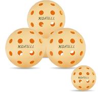 Checarzhn--No1-Lot De 6 Balles De Pickleball D'extérieur Avec 40 Trous - Lot De 6 Avec Une Excellente Durabilité, Rebondissent Et Répondent Aux Exigences De L'usapa