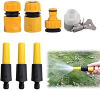 CHECARZHN--NO1-Lot De 7 Raccords De Tuyau D'Arro Étanches En Plastique Abs Robuste 1/2"" Pour Ro et Et Tuyau, Avec Adaptateurs Et Joints, Étanche Et Durable