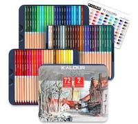 Checarzhn--No1-Lot De 72 Crayons De Couleur Professionnels Pour Coloriage, À Base D'huile, Noyau Souple, Idéal Pour Les Artistes Et Les Débutants