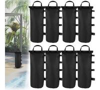 CHECARZHN--NO1-Lot De 8 Tonnelle De Jardin Exterieur Sac Lesté,20 * 50Cm Poids Pour Tonnelle Sac De Sable,Lestage Tonnelle Poids Tonnelle Oxford 600D Pour Tente De Canopée,Parapluie De Terrasse,Mobil