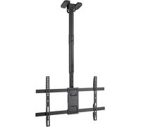 CHECARZHN--NO1-Lpce1186Tsli-B - Support De Plafond Extensible, Inclinable Et Rotatif Pour Écrans 43""-86"", Jusqu'À 60 Kg De Poids, Vesa Jusqu'À 600 X 400, Couleur Noire