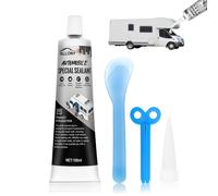 Checarzhn--No1-Mastic Carrosserie, Colle Pare Br Voiture, Colle Carrosserie, Convient Pour Une Utilisation Int¿¿Rieure Et Ext¿¿Rieure Sur Les Voitures, Adh¿¿Re ¿¿ Toutes Les Surfaces, Blanc, 100ml