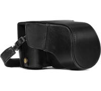 Checarzhn--No1-Mg981 Ever Ready - Étui De Protection En Cuir Avec Bandoulière Compatible Avec X-T30, X-T20, X-T10 (16-50mm / 18-55mm Lenses) ¿ Noir