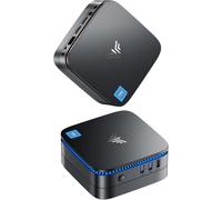 CHECARZHN--NO1-Mini Pc Ak1 Pro 12Go Ram 256Go Rom, ¿ntel Celeron N5105(Jusqu'À 2,9 Ghz) Mini Ordinateur De Bureau,Mini Tour Pc 4K Uhd/Hdmi 2.0/Lan/Dual-Band Wifi Pour Bureau,Étude,Htpc