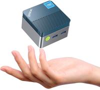 CHECARZHN--NO1-Mini Pc N97 G5 Micro Desktop Computer Intel Alder Lake N97 12Th Gen (Up To 3.60Ghz), 12Gb Ddr5, 256Gb Hard Drive For Business, School