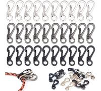 Checarzhn--No1-Mini Pinces Mousqueton Sf Petit Ressort Mousqueton Crochet Mousquetons Boucle Fermoirs Sac À Dos Edc Porte-Clés Pour Bouteille De Camping À L'aide D'accessoires Paracod Tactique Équipe