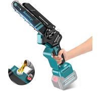 CHECARZHN--NO1-Mini Tronçonneuse Sans Balais De 15,24 Cm, Avec Lubrification Améliorée De La Chaîne, Compatible Avec Batterie Makita 18 V, Tronçonneuse Pour Sécateur, Coupe Du Bois (Sans Batterie Ni