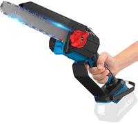 CHECARZHN--NO1-Mini Tronçonneuse Sans Fil De 8 Pouces Pour Batterie Makita 18 V, Lubrification Automatique, Mini Tronçonneuse Sans Fil Avec Verrouillage De Sécurité Et Moteur Puissant, Pour Couper Du