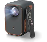 CHECARZHN--NO1-Mini Videoprojecteur Certifié Netflix & Google Tv Smart Projecteur Portable Support 4K & 1080P Natif Retroprojecteur Avec Wifi/Bluetooth,Dolby Audio, Projecteur Vidéo Pour Home Cinéma,