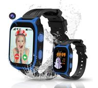 Checarzhn--No1-Montre Connectée Enfant Gps, 4g Wifi Montre Connectée Garçons Filles Avec Appel, Vidéo, Sos, Gps, Mode Classe, Mes , Réveil, Jeux, Montre Connectée Enfants Cadeau Pour 5-12 Ans