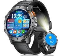 Checarzhn--No1-Montre Connectée Homme Avec Armbands Magnétisés,1,43''amoled 500mah Étanchéité Ip68 Waterproof Smart Watch,110+ Modes Sportifs,Appels Bluetooth Ies Fréquence Cardiaque Tension Sommeil N