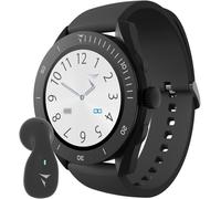 CHECARZHN--NO1-Montre Connectée Young Avec Écouteurs Inclus Écran Rond 1,2"" Full Touch Appels & Notifications Fonction Sos & Sport Compatible Ios & Android, Noir, Unica-Regolabile