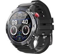 Checarzhn--No1-Montre Intelligente C21 Pro, Écran Hd 1,39"", Étanche, Bluetooth, Suivi D'activité Physique, Contrôle Vocal, Noir.
