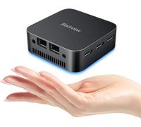 CHECARZHN--NO1-Mp80 Mini Pc 16Gb Lpddr5 Ram 512Gb M.2 Ssd, Intel 12E Gen ¿¿¿(Jusqu'À 3,4Ghz), 4K Uhd Pc De Bureau, 3 Hdmi, Gigabit Ethernet, 5G Wifi, Rj45*2, Usb3.0*3, Pour Les Affaires/Le Home Ci