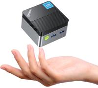 CHECARZHN--NO1-N97 Mini Pc W-11(Beat N150/N100/N95) Mini Computer G5, Intel Alder Lake N97 12Th(Up To 3.60Ghz) 12Gb Ddr5 256Gb Ssd/Tf Card/Usb3.2/Hdmi*2 For Business/School/Office,Mini Ordinateur