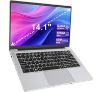 CHECARZHN--NO1-Ordinateur Portable 14,1¿ ¿ Pc Portable & Laptop Fanless, Celeron N4000, 6 Go Ram, 128 Go Ssd, Ordinnateur Portable Adapté À L'Apprentis , Au Travail Et À Un U Quotidien.