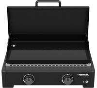 CHECARZHN--NO1-Othello 2L Plancha Gaz Avec Couvercle - Grill De Table - Teppanyaki - Plaque De Cuisson En Acier Émaillé - 2 Brûleurs En Acier Avec Technologie Blueflame Pour Les Grillades Méditerrané