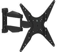 CHECARZHN--NO1-P022-E11Sbn Support Mural Pivotant Pour Tv, Bras Mural Pour Tv De 13"" À 65"", 35Kg, Vesa 400X400. Inclinaison Verticale +/-12°. Rotation De 180°, Extension Jusqu'À 47 Cm.