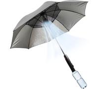 CHECARZHN--NO1-Parasol Avec Ventilateur Et Pulvérisateur, Parasol Bloquant Les Avec Pulvérisateur À Ventilateur 3 En 1, Parapluie Rafraîchissant Portable À 8 Nervures Pour L'Extérieur Et L'Été