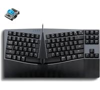 CHECARZHN--NO1-Periboard-335Bl Clavier Mécanique Compact Filaire Ergonomique Commutateurs À Clic Bleu Fonction Programmable Avec Touches Macro Compatible Windows Et Mac Os X Us Anglais Us