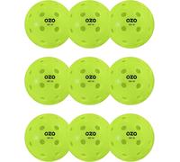 Checarzhn--No1-Pickleball - Lot De 9 Balles D'extérieur, 40 Trous, Moulage Par Rotation, Neon Green