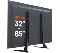 CHECARZHN--NO1-Pieds Tv De Rechange Pour Écrans Jusqu'À 65"" ¿ Support Tv Pliable Avec Matériel, Patins Antidérapants Et Anti-Rayures ¿ Pieds Tv Faciles À Installer En 3 Étapes Avec Large Compatibilit