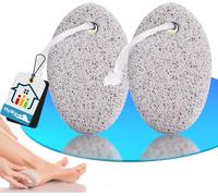 Checarzhn--No1-Pierre Ponce Naturelle, Set De 2 Ponce Pieds, Gommage Et Exfoliation Des Pieds, Élimine Callosités Et Peaux Mortes, Soin Pieds Et Mains, Pumice Stone For Dead Skin Removal