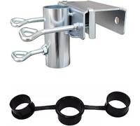 CHECARZHN--NO1-Pince De Table Pour Parasol De Jardin, Balustrade De Balcon, Convient Pour Balustrade De Balcon, Cha De Plage (Argenté)
