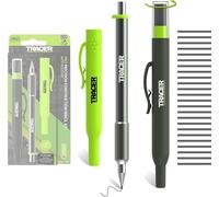 Checarzhn--No1-Pro Series Crayon De Précision Avec 24 Mines De Rechange De 1,3 Mm Et Étuis De Site Kit De Marquage De Précision Tout-En-Un En Aluminium