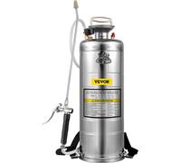 CHECARZHN--NO1-Pulvérisateur 12L En Acier Inoxydable, Pulvérisateur Manuel À Pompe, Pulvérisateur De Jardin Renforcé À Pression De 3,3 Pouces, Pulvérisateur Pour Jardinage Domestique Et Nettoyage Du