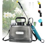 CHECARZHN--NO1-Pulvérisateur Électrique De Jardin Avec 3 Buses Réglable, Pulvérisateur À Pression Autopump, Pulvérisateur À Batterie Des Plantes Pour Jardin, Désherbage Et Lavage De Voiture (5L)