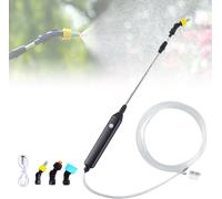 CHECARZHN--NO1-Pulvérisateur Électrique Pour Plantes - Sans Fil - Avec Conduite D'Eau De 5 M - Rechargeable Par Usb - Portable - Pour Jardin, Cour, Pelouse Et Mauva s Herbes