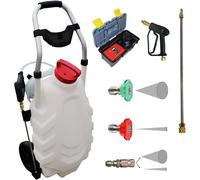 CHECARZHN--NO1-Pulvérisateur Électrique Pro Sprayer Iii 30L ¿ Pulvérisateur Électrique Toiture Longue Portée À Batterie Rechargeable, Débit 240 L/H, Tuyau 8M - 1 Batterie