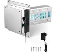 CHECARZHN--NO1-Purificateur D'Air Conduit Cvc Maison 18 W Épurateur D'Air De Conduit De Climatisation, 254 Nm, Avec Ampoule 212 Mm, Filtration Au Carbone, Purification Puissante, Pour Systèmes De Cli