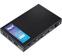 CHECARZHN--NO1-Quieter 4C Mini Pc Sans Ventilateur N100, 3,4 Ghz, Mini Ordinateur, Lpddr4X, Win11, Hdmi 4K, Wi-Fi 5, Bt 5.1, Usb 3.2 * 2, Usb 2.0 * 1, Type-C * 1 (16 Go/512 Go)