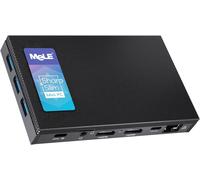 CHECARZHN--NO1-Quieter3C Mini Pc Sans Ventilateur Celeron N5105, Mini Ordinateur De Bureau 8 Go 128 Go, Micro Pc Ordinateur De Bureau Windows 11 Pro 4K Triple Affichage Double Hdmi Wifi 5 Bt5.1 Ether