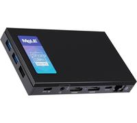 CHECARZHN--NO1-Quieter4C Mini Pc Sans Ventilateur N150 (Jusqu'À 3,6Ghz, 4C/4T) 32Go Lpddr4X 512Go Stockage Micro Ordinateur De Bureau Triple Affichage Double Hdmi Pour Home Cinéma/Commercial/Bureau