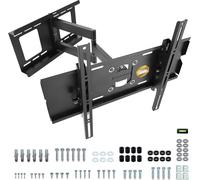CHECARZHN--NO1-R03 Support Murale Tv Orientable Inclinable Universel 32-65" (81-165Cm) Fixation Mural Télévision Led/Lcd/Incurvée Vesa 200X200-400X400