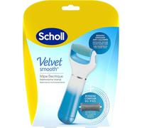 Checarzhn--No1-Râpe Pieds Electrique Velvet Smooth Rouleau Exfoliant Et Anti-Callosités Avec Recharge Contour Du Pied Et Piles Incluses