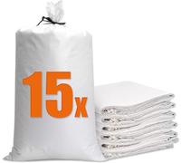 CHECARZHN--NO1-Sac À Gravats,Sac Jardinage Dechets,15 Pièces Sac De Chantier,Sac Gravats Chantier Sac Dechets Pour Gravat Chantier,Déchets Vegetaux Construction 70X113 Cm