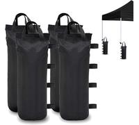 Checarzhn--No1-Sac De Poids Robuste, 4 Sacs De Sable Pour Pavillon, 800d Oxford Sac De Sable Pour Tente, Sacs De Poids D'eau, Sac De Sable Haute Performance, Pour Pavillon, Pavillon Pliant, Tente