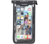 Checarzhn--No1-Sacoche Smartphone Noire 100% Waterproof - Fixation Multi-Supports -Tactile - Compatible Écrans 5,4"" À 6,7"" - Fixation Magnétique Universelle - Verrouillage Déverrouillage En Un Clic