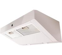 CHECARZHN--NO1-Sanja Hotte Aspirante Encastrable 60 Cm/Écran En Verre Avec Cadre En Acier Inoxydable Blanc/Fonction Évacuation Et Recyclage De L'Air / Ch12060W / A+ / 55 ¿ 64 Db